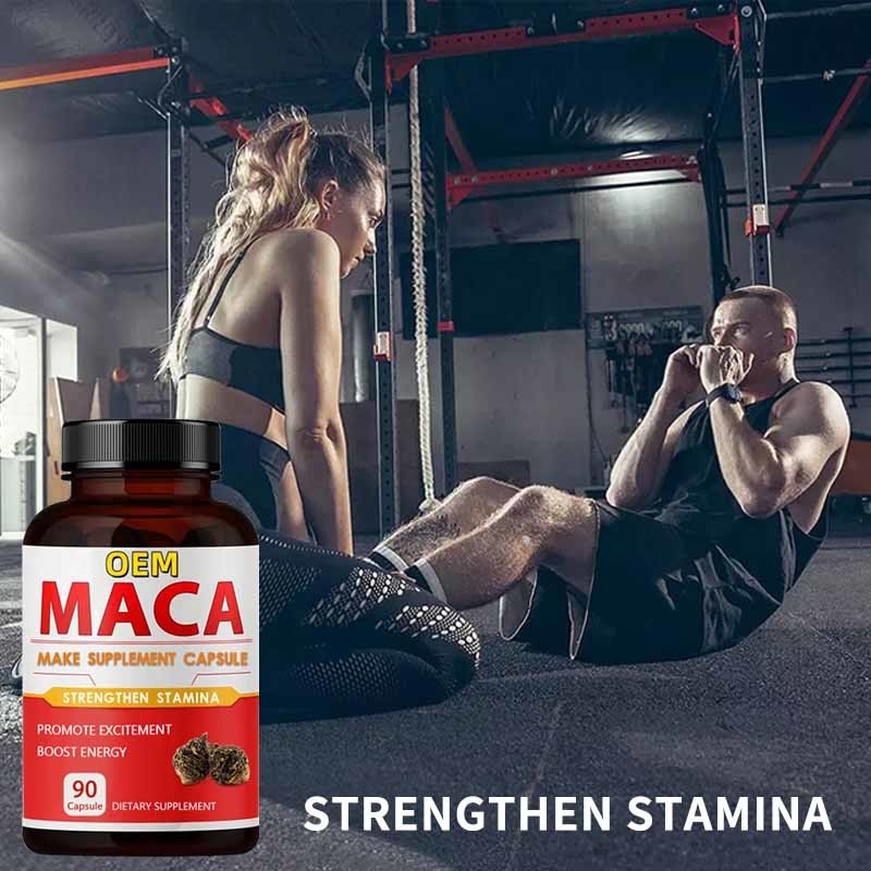 OEM Private Label Афродизиак Чёрная Мака Корень Добавка Органическая Мака Капсулы Для Мужчин