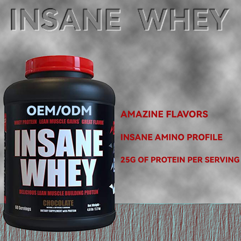 2.2g дополняет протеин 100% Whey золотого стандарта концентрата изолята порошка 80 протеина OEM оптовый