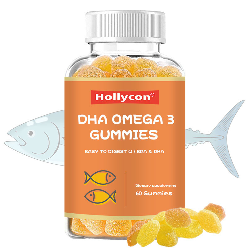 Омега 3 продукта питания таблеток масла печени трески EPA DHA камедеобразных для детей взрослых