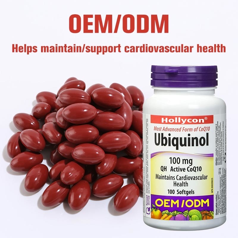 Капсулы кофермента Q10 Softgel c Ubiquinol здоровья поддержки дополнения здравоохранения OEM сердечнососудистые для здорового сердца Q10