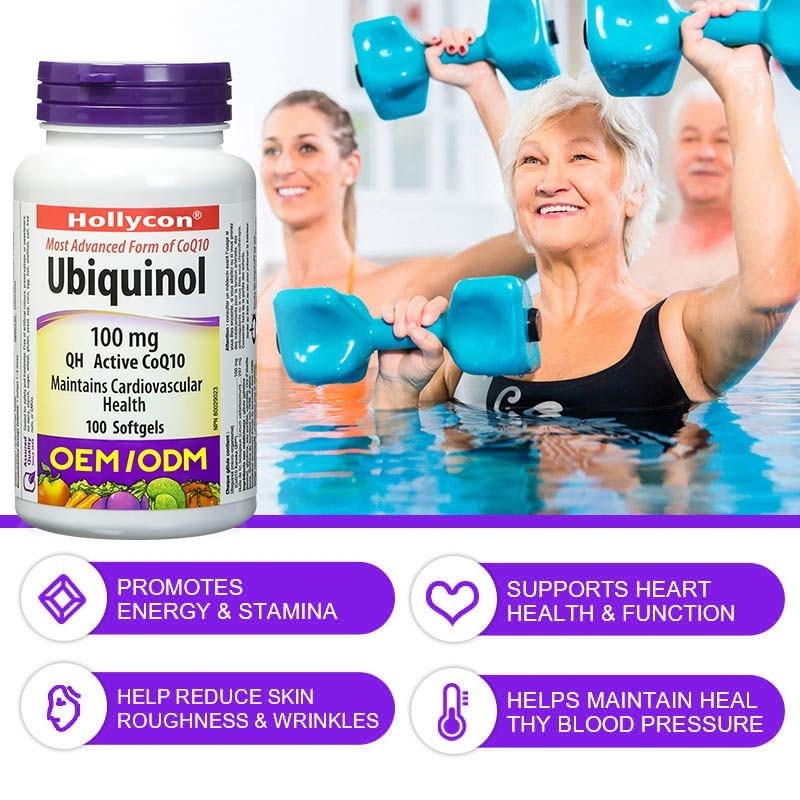 Капсулы кофермента Q10 Softgel c Ubiquinol здоровья поддержки дополнения здравоохранения OEM сердечнососудистые для здорового сердца Q10