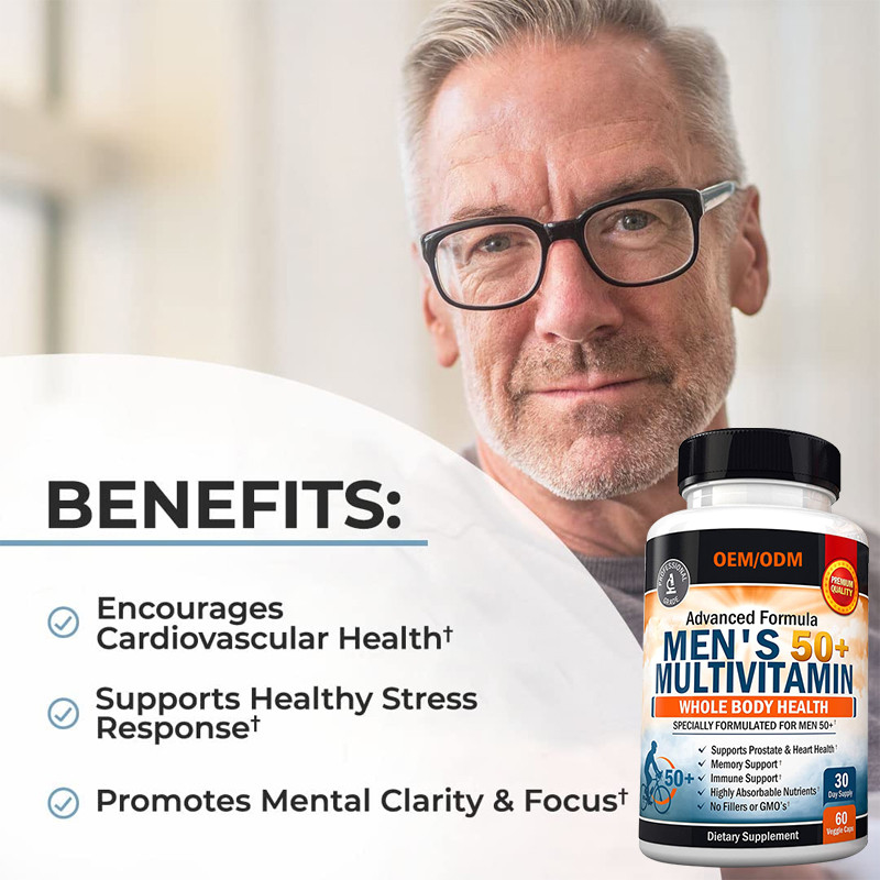Multivitamin изготовленных на заказ людей вкуса для капсул Multivitamin магния кальция цинка представления фокуса энергии
