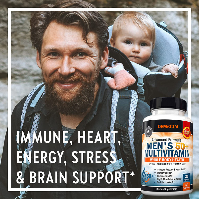 Multivitamin изготовленных на заказ людей вкуса для капсул Multivitamin магния кальция цинка представления фокуса энергии