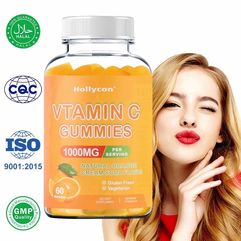 750mg витамин C Gummies для наличия взрослых иммунного с апельсином клейковины витаминов b свободным
