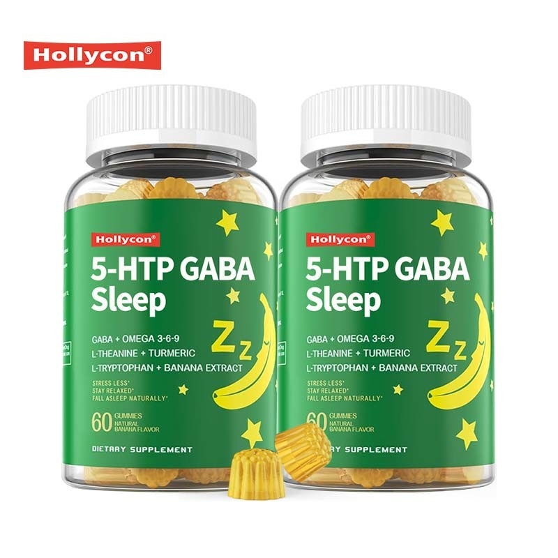 OEM 5 - HTP GABA Sleep Gummies Естественный сон мозг и суставы расслабьте добавку GABA
