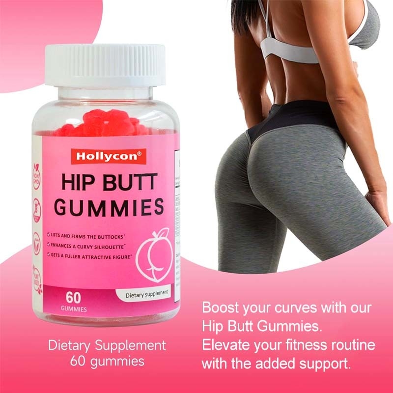 OEM Hip Butt Gummies для женщин Повышающие объем задницы