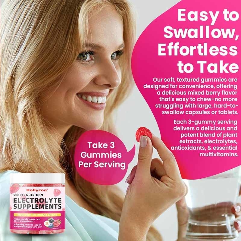 OEM Happy Hour Aid Gummies Дополнение до игры Партия Гидратация Электролиты Алкоголь DHM Молочный жестик После употребления Gummy
