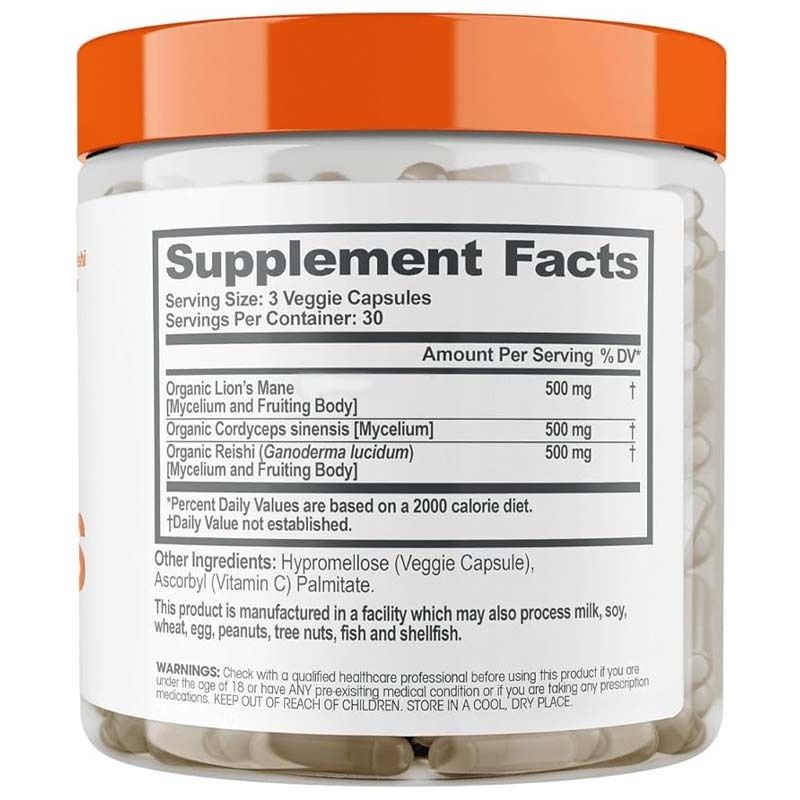 Фабрика поддерживает ясность Фокус Борьба с окислительным стрессом Поддержка общего здоровья Жизненная сила Львиная грива Когнитивные витамины Капсулы