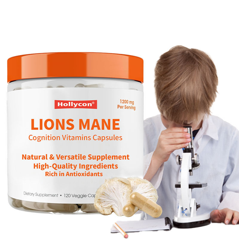 Фабрика поддерживает ясность Фокус Борьба с окислительным стрессом Поддержка общего здоровья Жизненная сила Львиная грива Когнитивные витамины Капсулы