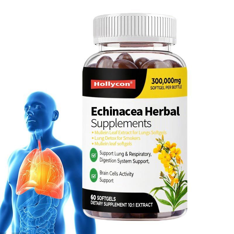 Экстракт из листьев мультики для легких мягкие гели, детоксикация легких для курильщиков, очищение легких, поддержка дыхательных пуль, растительные добавки, веган, не ГМО, поддержка иммунного пищеварения, 180 дней