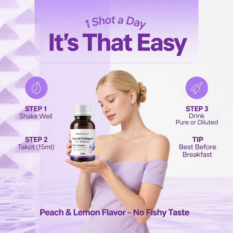 Чистый коллаген+ жидкий коллаген для женщин - 4000 мг морских пептидов для сияющей кожи, здоровья волос и ногтей - гиалуроновая кислота, витамин Е