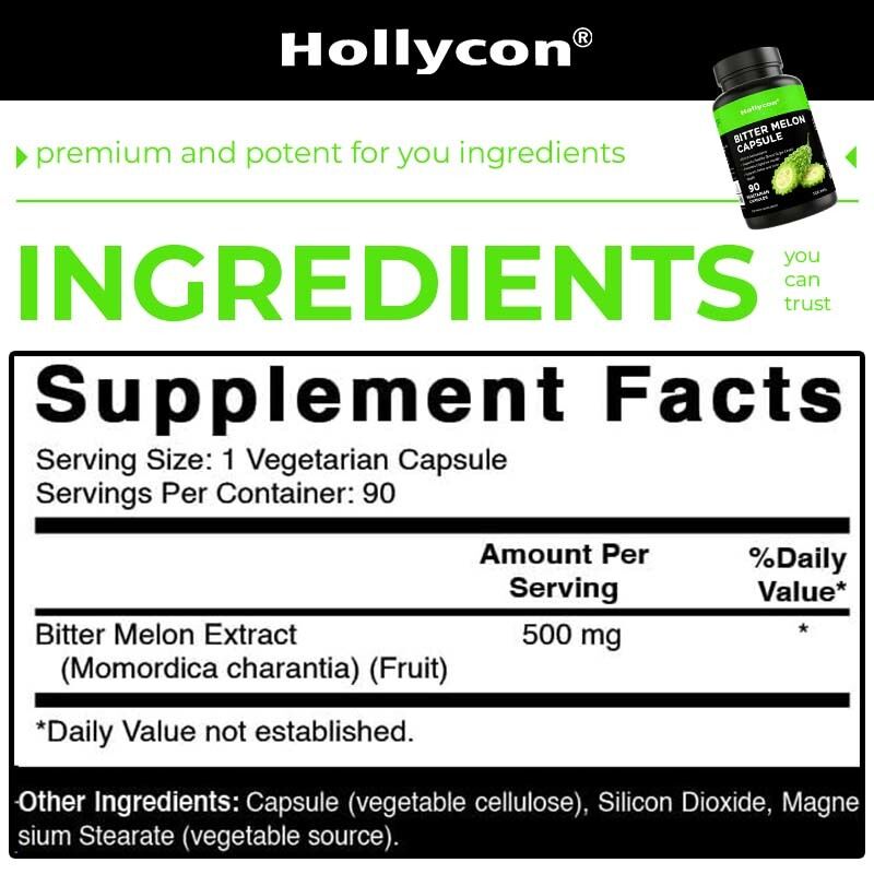 Горькая дыня 500 мг | 90 вегетарианских капсул, без глютена, без ГМО, экстракт горькой дыни, естественный метаболизм глюкозы, капсулы Momordica Charantia под частной маркой, доступны OEM, цена завода