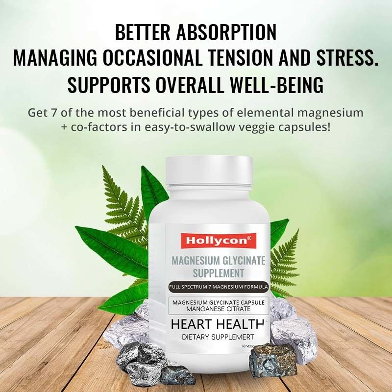 OEM Добавка глицината магния Спящие мышцы Здоровье сердца Комплекс магния Цитрат мангана Глицинат магния Капсула