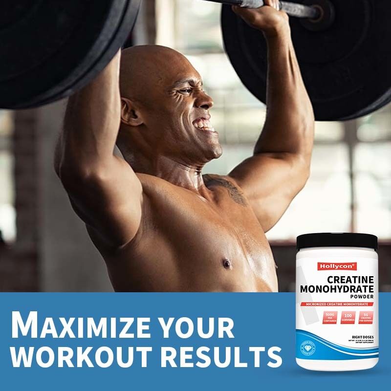 OEM Микронизированный моногидрат креатина, креатиновая добавка 5000 мг, бодибилдинг, спортивное питание, порошок моногидрата креатина