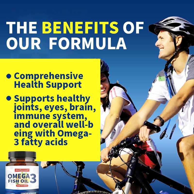 OEM Тройная сила, более 2100 мг Омега-3 жирных кислот, премиальный рыбий жир из дикого улова, без отрыжки, 120 капсул, Омега-3 рыбий жир