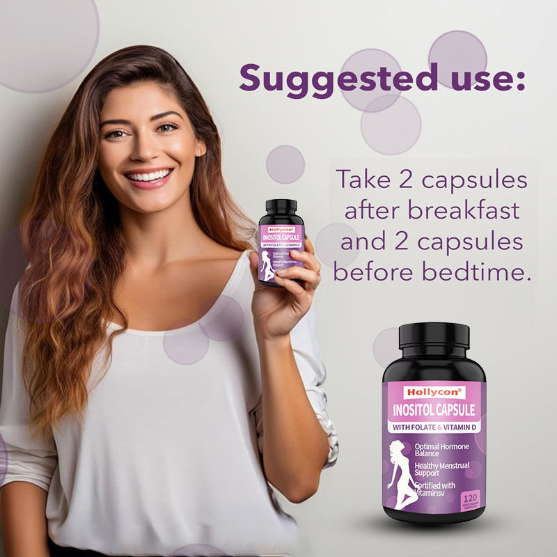 Премиальная добавка инозитола от OEM. Инозитол Плюс. Здоровый гормональный баланс и поддержка здоровья яичников для женщин. Капсулы с инозитолом.