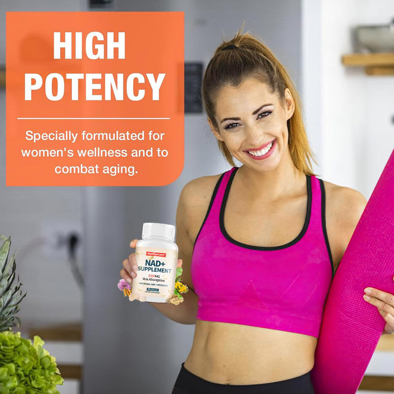Липосомальный NAD+ 2000 мг для женщин, максимальное усвоение, NAD Plus, менопауза, когнитивная ясность, энергия, NAD+ добавка