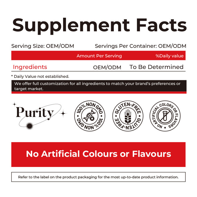 ODM OEM на заказ Морские водоросли Гуминый конфеты баклажаны Конфеты витамин С D + цинк Гуминый конфеты Морские водоросли Бурдока Корень Вегетарианский Гуминый