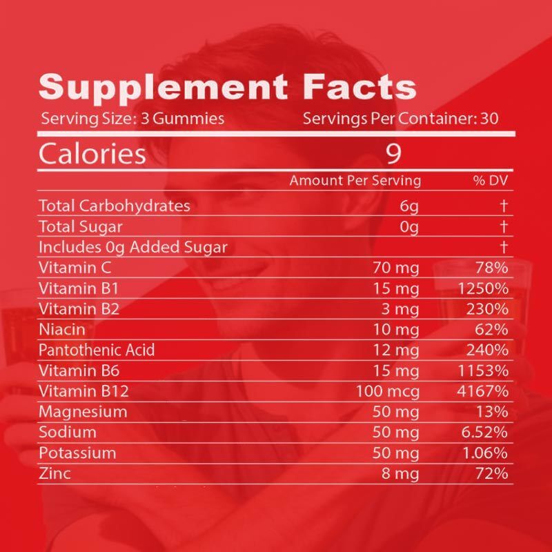 OEM Happy Hour Gummies Дополнительная партия перед игрой Гидратация Электролиты Алкоголь DHM Молочный жестик После употребления Gummy