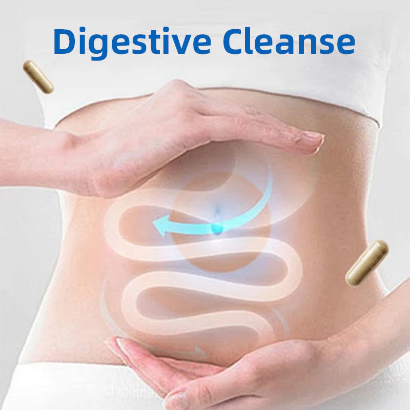 OEM/ODM Customized Herbal Detox Supplements for Gentle Digestive Cleanse Waist Trimming Support Colon Cleanse Capsules