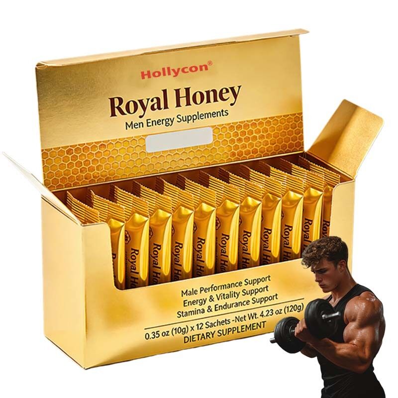 OEM/ODM Men Energy Supplements for Male Performance Energy & Vitality Stamina & Endurance Immunity Support Royal Honey for Men
