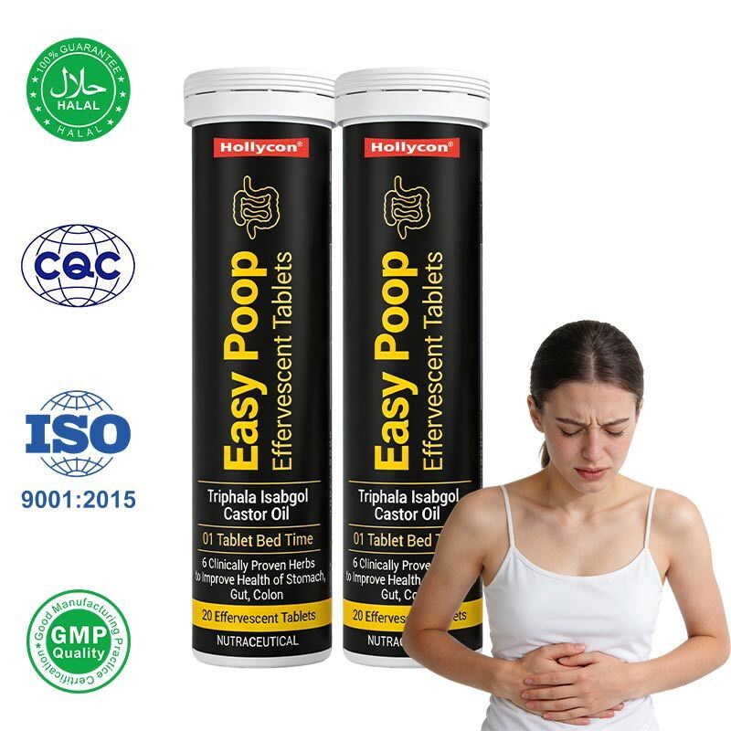Private Label Digestive Care Effervescent Tablets, Herbal Blend for Daily Gut Wellness & Intestinal Health Support