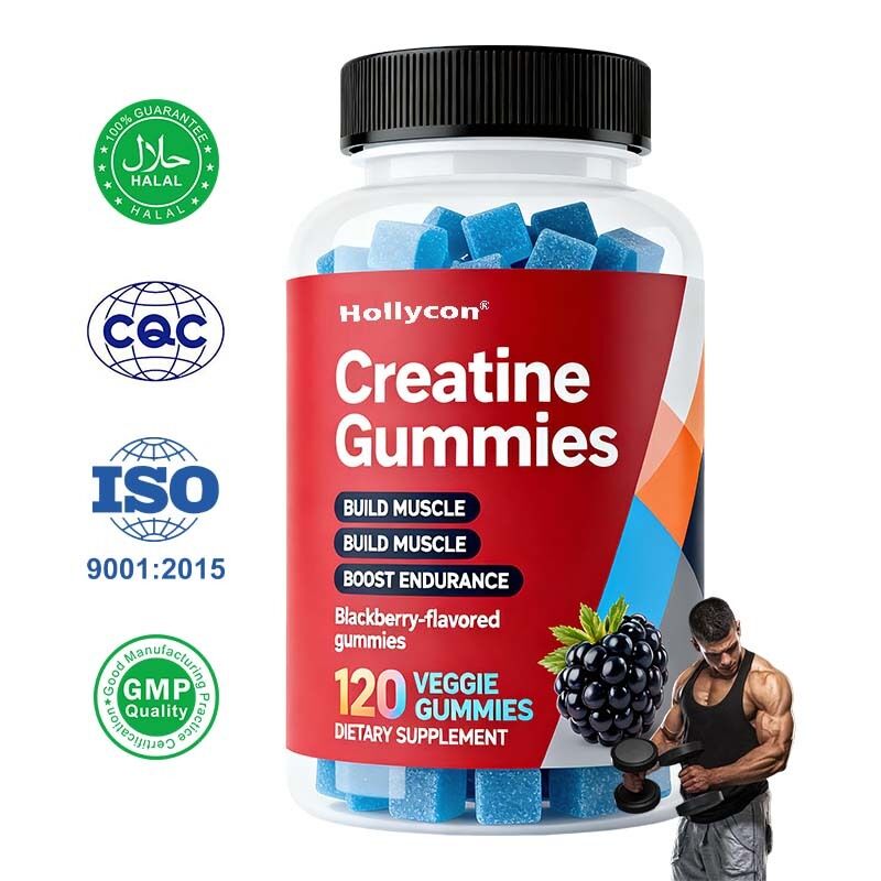 OEM 120 Gummies по вкусу малины ∙∙ Предыдущая и послепрофильная добавка для силы мышц и восстановления