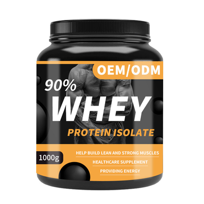 Капсулы увеличения веса энергии поддержки изолируют протеин Whey пудрят 1000g