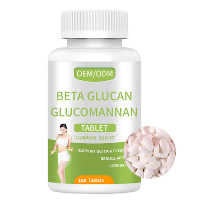 Планшет изготовленного на заказ бета тела планшетов Clucomannan Glucan тонкий