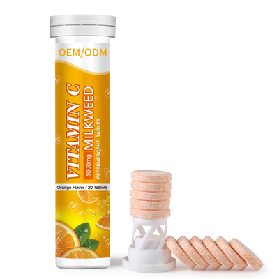 Планшеты Gummies здоровых волос Gummies витамина биотина Milkweed витамина C шипучие