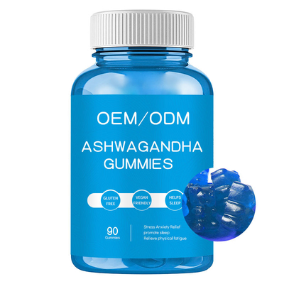 Сброс Ashwagandha тревожности стресса дополняет шарики стресса Gummies