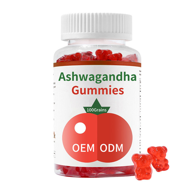 Дополнение Gummies Ashwagandha метки частного назначения улучшает сон для женщин