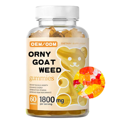 Повышение Hollycon травяное мужское дополняет роговой засоритель Gummies 7000mg козы