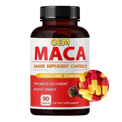 OEM Private Label Афродизиак Чёрная Мака Корень Добавка Органическая Мака Капсулы Для Мужчин