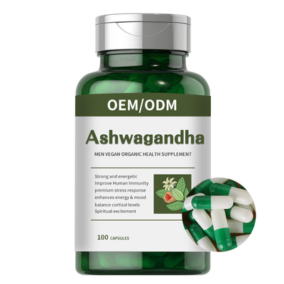 Капсулы Gummies дополнения ODM Ashwagandha для повышения людей