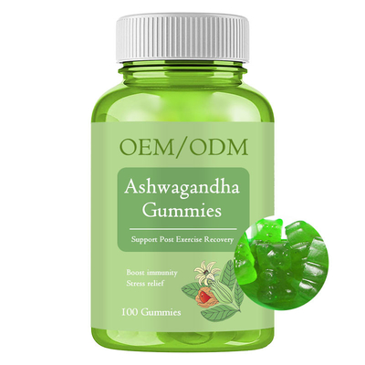 OEM 60 Ashwagandha дополняет невосприимчивость энергии сброса стресса Gummies