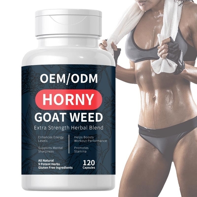 Капсулы засорителя козы прочности 1000mg OEM супер роговые с корнем и женьшенью Maca