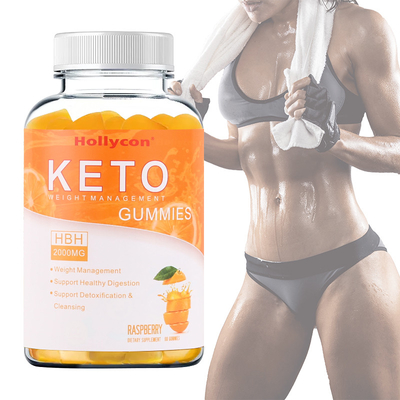 ХАЛЯЛЬНОЕ управление Keto веса поддержки пищеварения Gummies витамина Keto уменьшает камедеобразное
