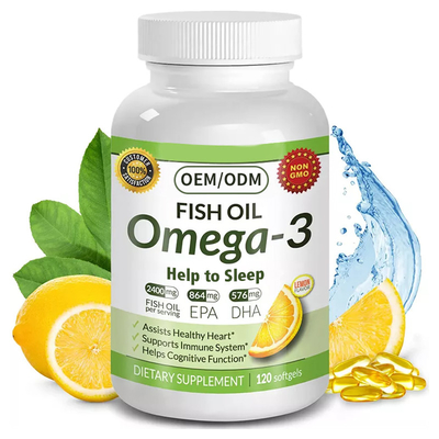 60 Mg 1200 рыбьего жира Softgels Omega-3 поддерживает здоровое
