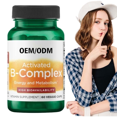 Активированный Bioavailability капсулы Витамина В-комплекс высокий 60 капсул Veg