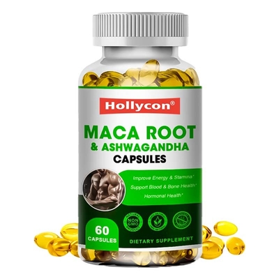 Дополнение чистой комнаты OEM 60 капсул корня PCS Maca мужское