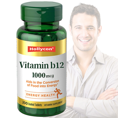Дополнение Vegan планшетов 1000mcg 20pcs витамина b12 GMP поддерживает метаболизм энергии