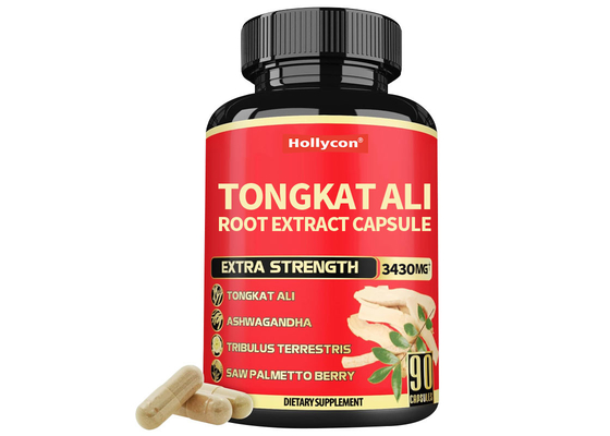 Растительная натуральная мужская добавка поддержки Tongkat Ali Root Extract Capsule