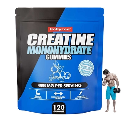 120 Gummies OEM Добавки частного лейбла индивидуальный аромат Фрукты Креатиновые Gummies