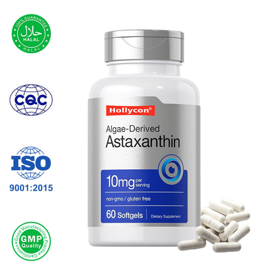 Астаксантин Softgels Сердечно-сосудистая и иммунная поддержка Липидный метаболизм