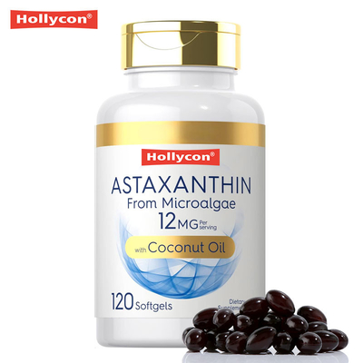 Астаксантин Softgels с кокосовым маслом для улучшения абсорбции